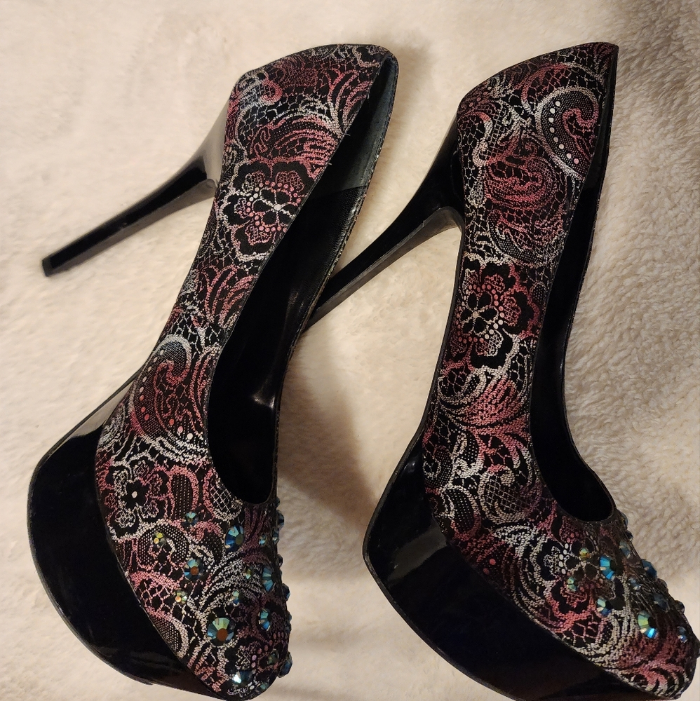 Carlos Santana Platform Paisley Gem